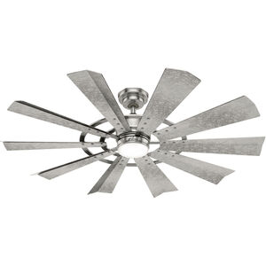 Crescent Falls 52 inch Galvanized Outdoor Ceiling Fan