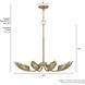 Juneway 10 Light 28 inch Luxe Gold Chandelier Ceiling Light, Medium