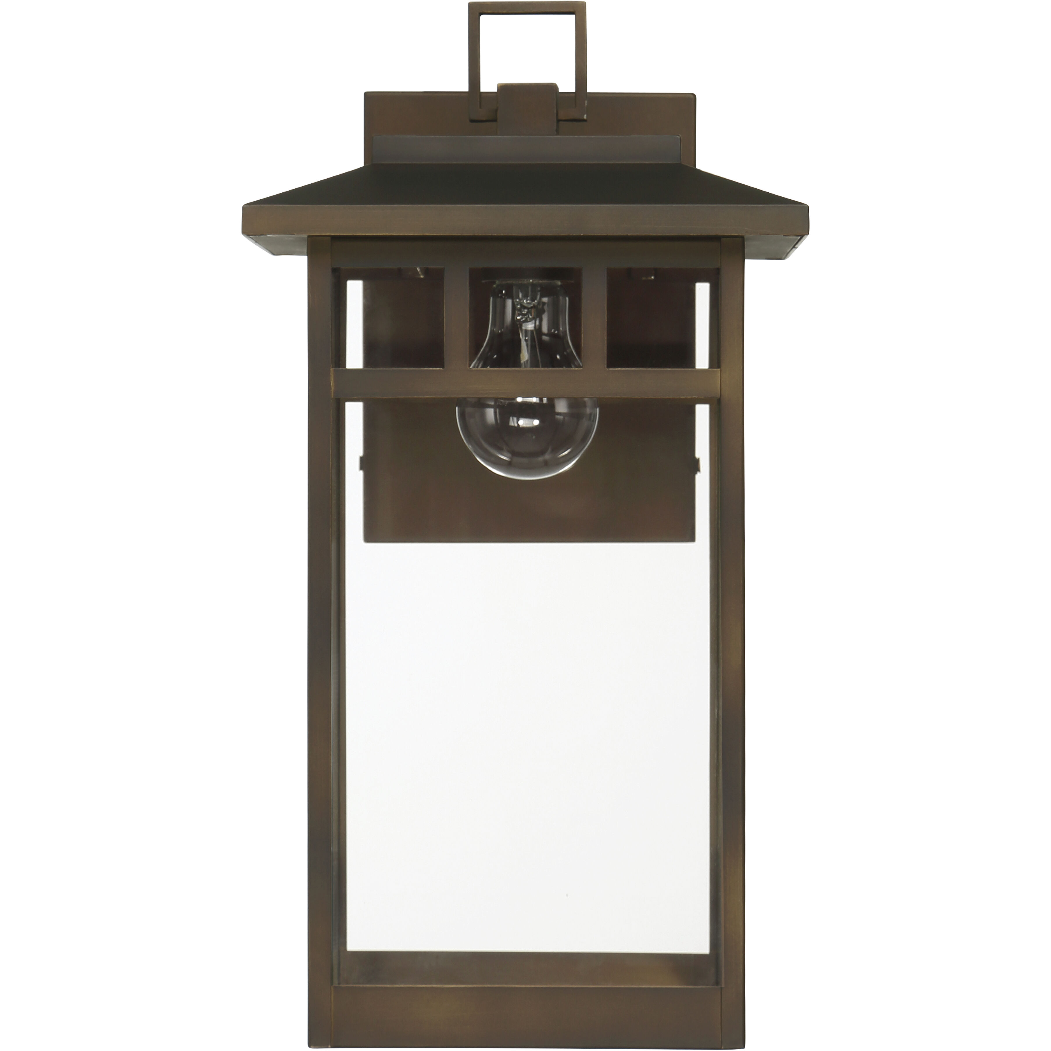 Yancy House 1 Light 17 inch Matte Bronze Outdoor Wall Light, Large