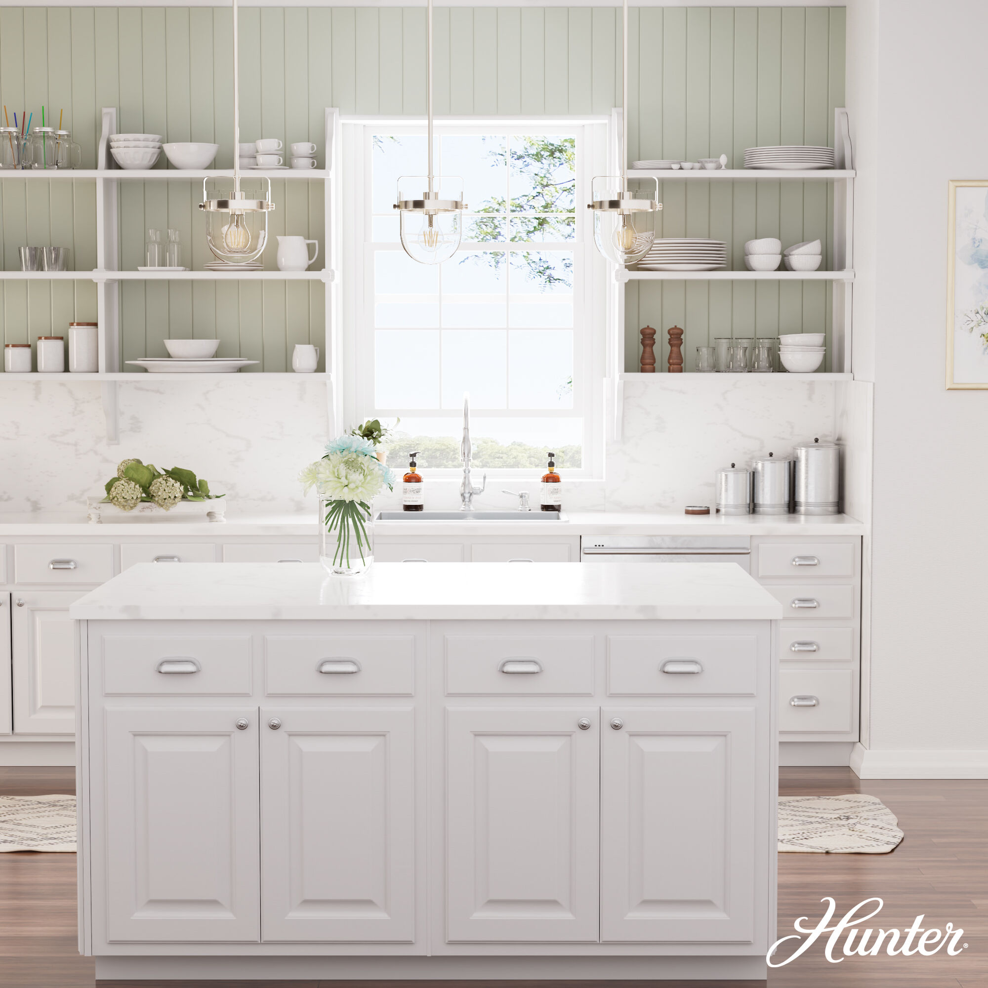 Karloff 1 Light 7.5 inch Brushed Nickel Pendant Ceiling Light