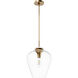 Vidria 1 Light 12 inch Alturas Gold Pendant Ceiling Light