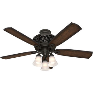 Promenade 54 inch Brittany Bronze with Burnished Cherry/Cherry Blades Ceiling Fan