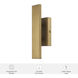 Canoga 1 Light 4.75 inch Luxe Gold Sconce Wall Light, Small