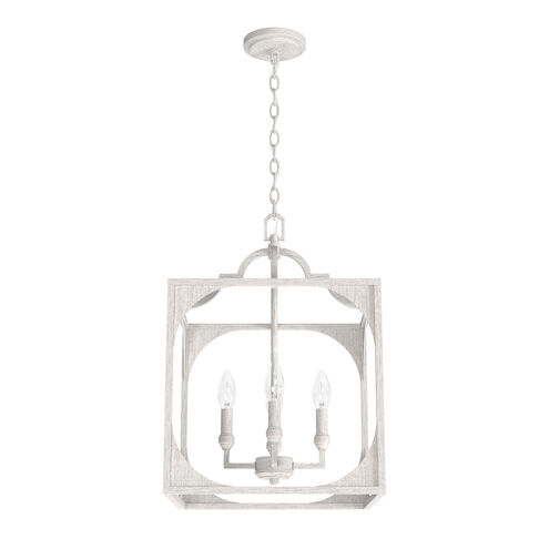 Highland Hill 4 Light 15 inch Distressed White Pendant Ceiling Light