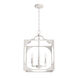 Highland Hill 4 Light 15 inch Distressed White Pendant Ceiling Light