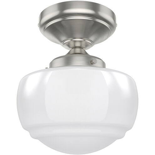 Saddle Creek 1 Light 7 inch Brushed Nickel Semi Flush Mount Ceiling Light