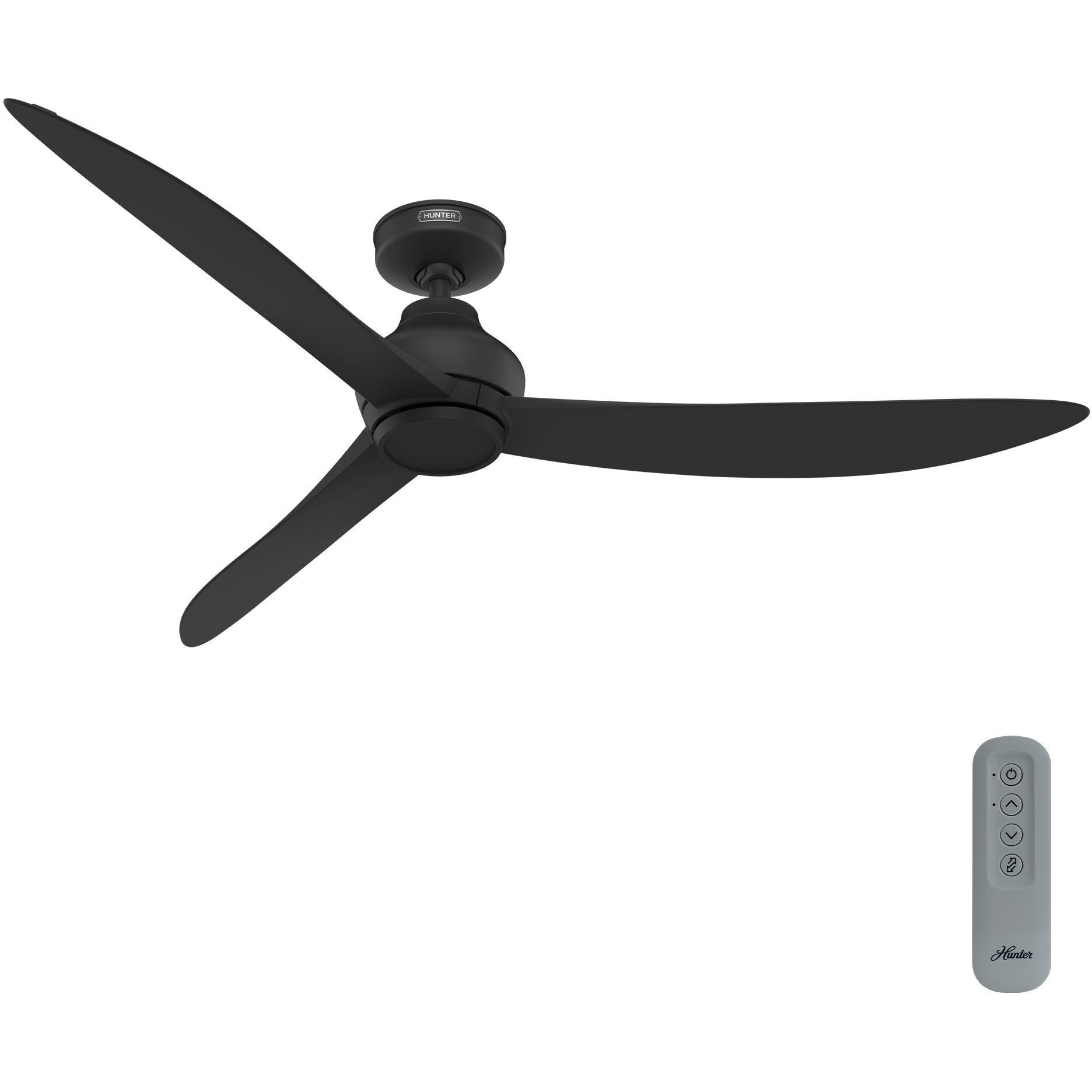 Mazzini 60 inch Matte Black Outdoor Ceiling Fan