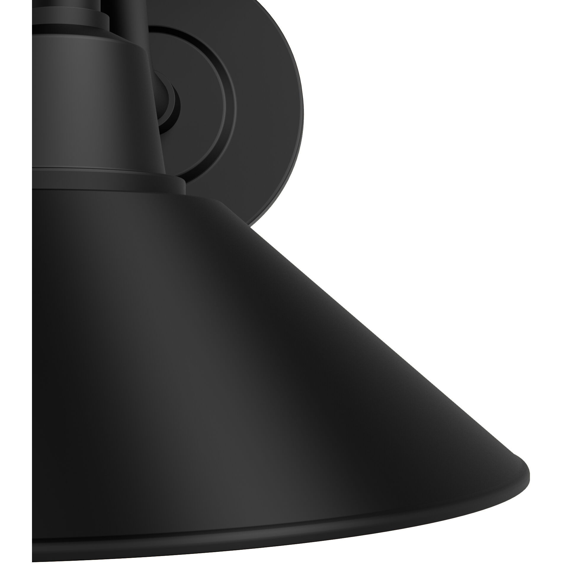 Skyflow 1 Light 8 inch Matte Black Outdoor Wall Light, Small