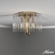 Gatz 4 Light 9.75 inch Alturas Gold Flush Mount Ceiling Light