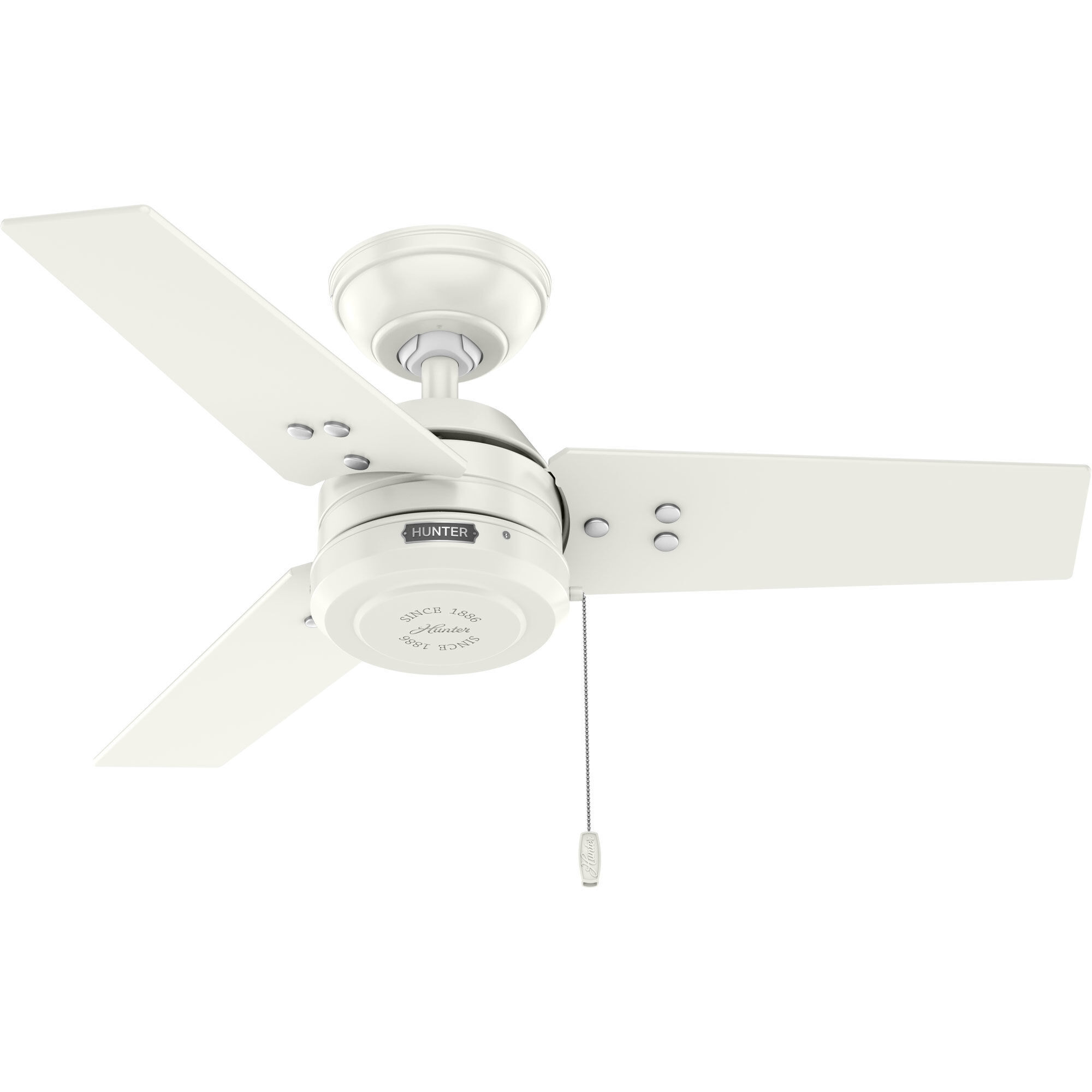 Cassius 36 inch Fresh White with Fresh White/Light Oak Blades Outdoor Ceiling Fan