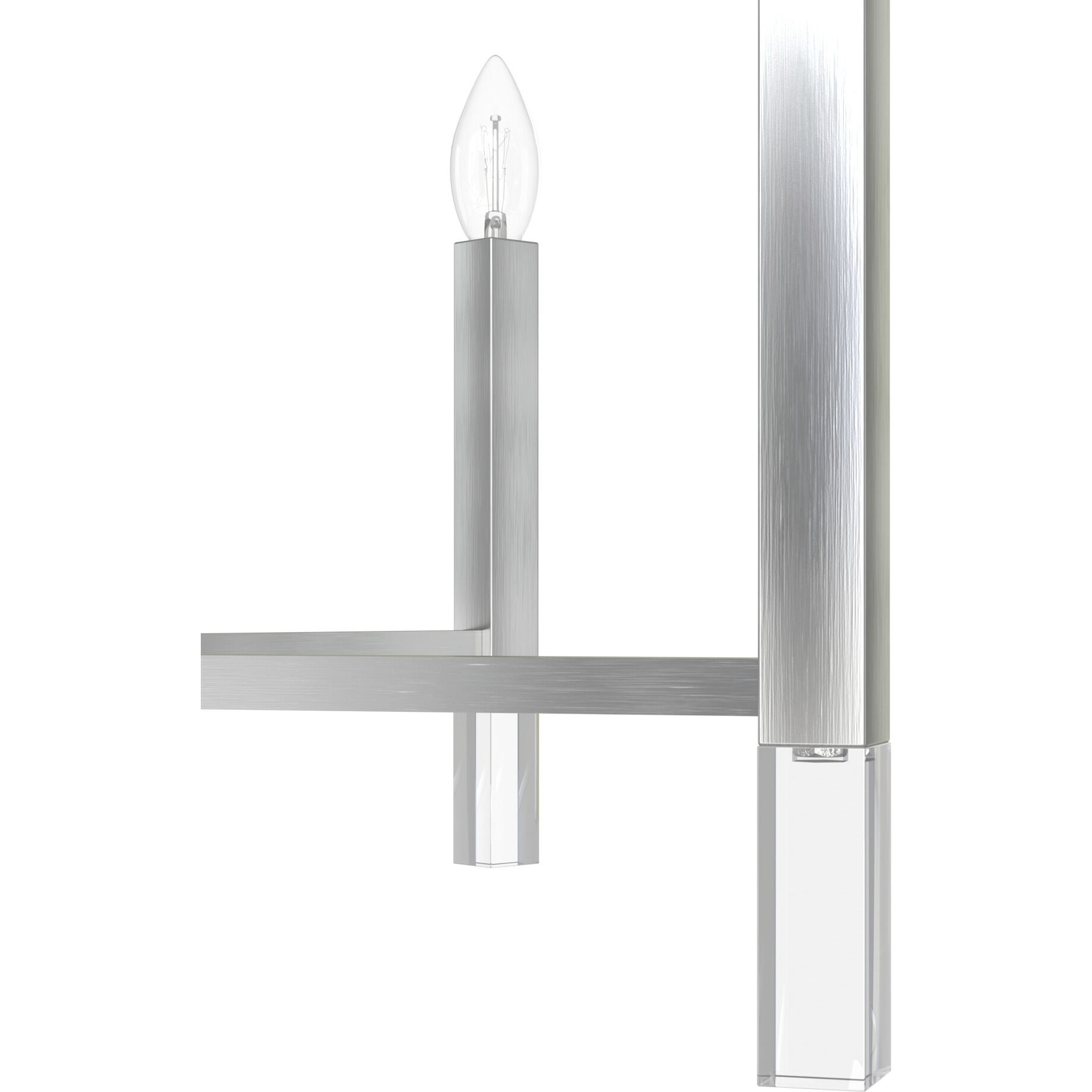 Sunjai 9 Light 40 inch Brushed Nickel Two Tier Chandelier Ceiling Light