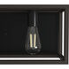 Squire Manor 4 Light 33 inch Matte Black Vanity Light Wall Light