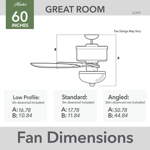 Reveille 60 inch Noble Bronze with Barnwood/Stone Blades Ceiling Fan