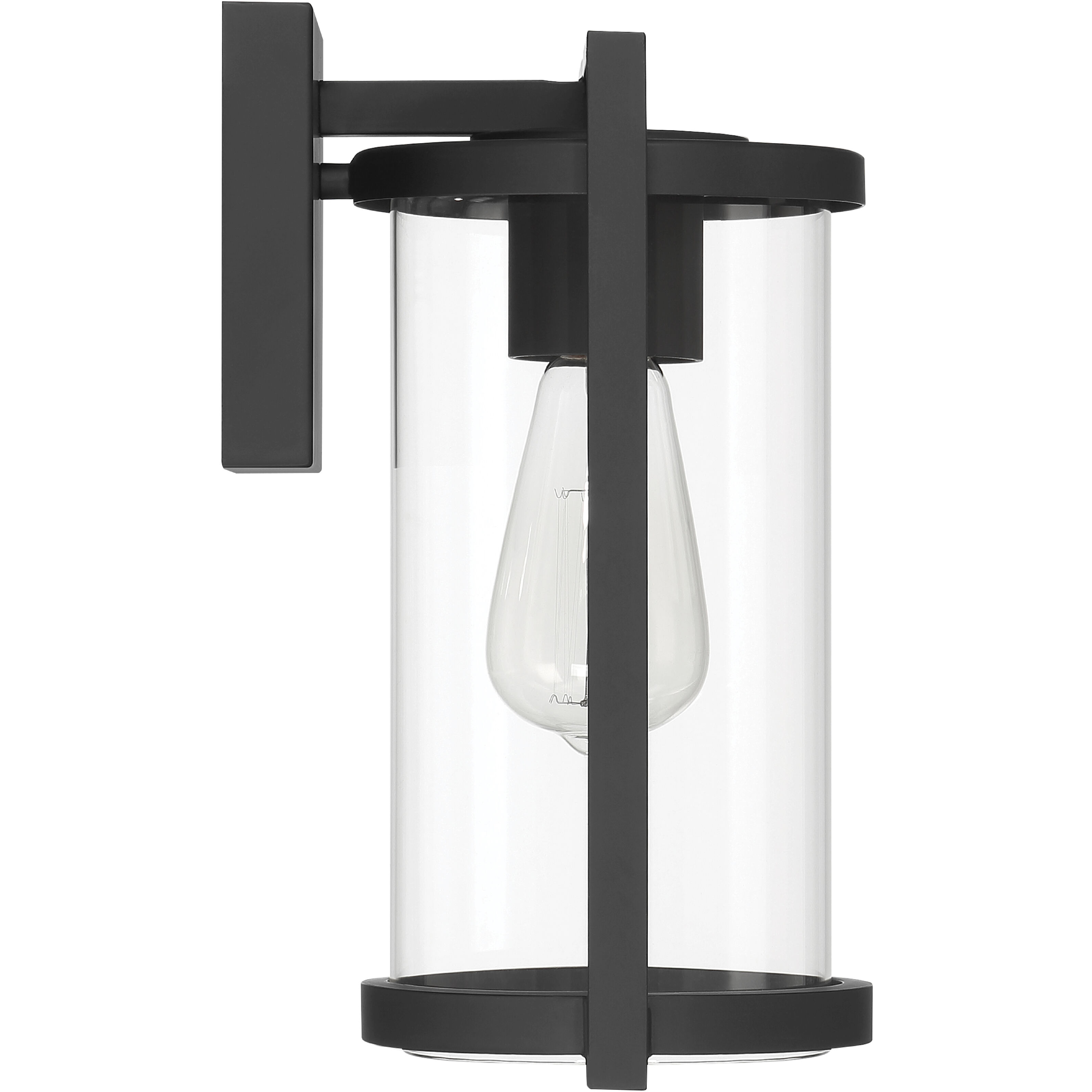 Astwood 1 Light 11.75 inch Matte Black Outdoor Wall Light, Small