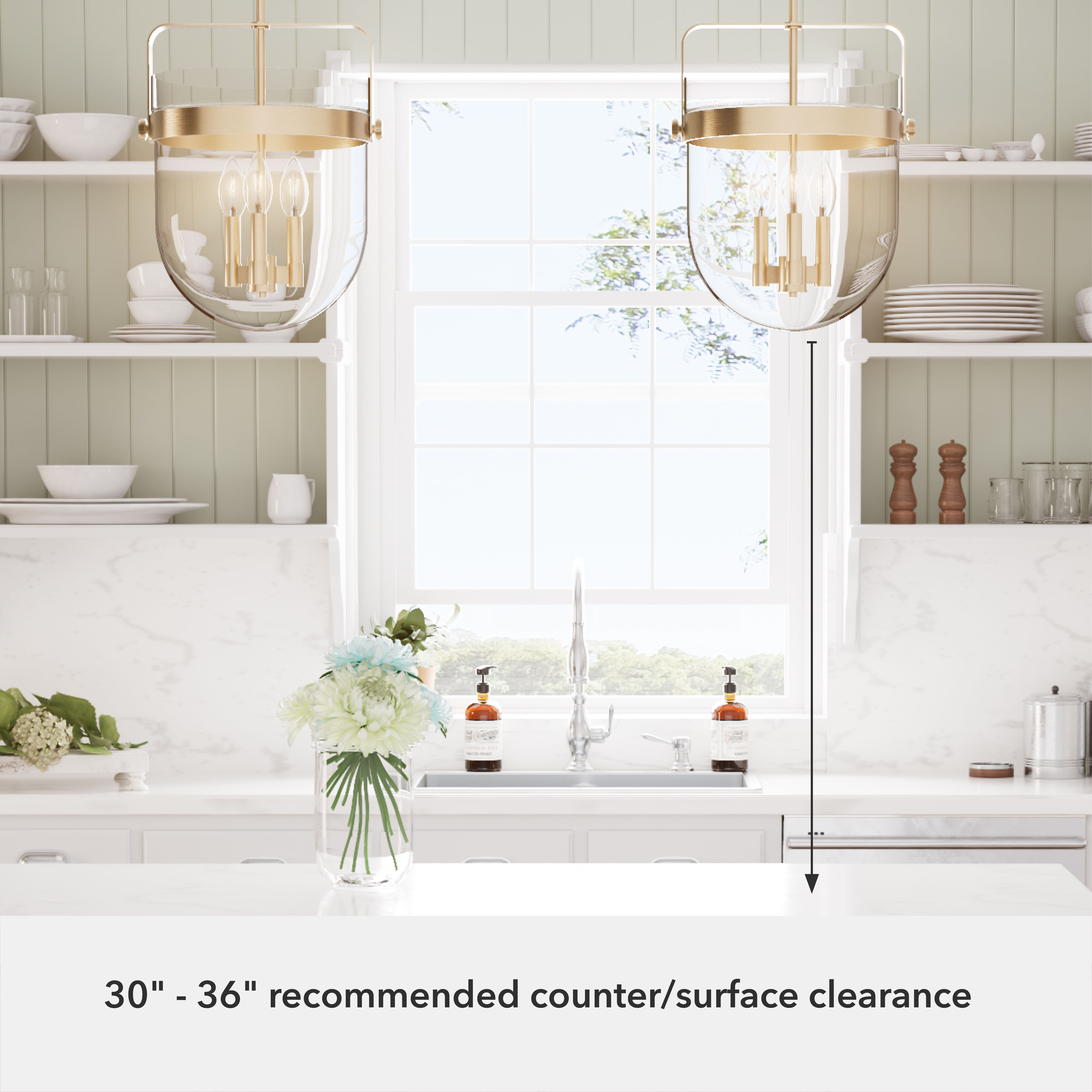 Karloff 3 Light 13.75 inch Alturas Gold Pendant Ceiling Light