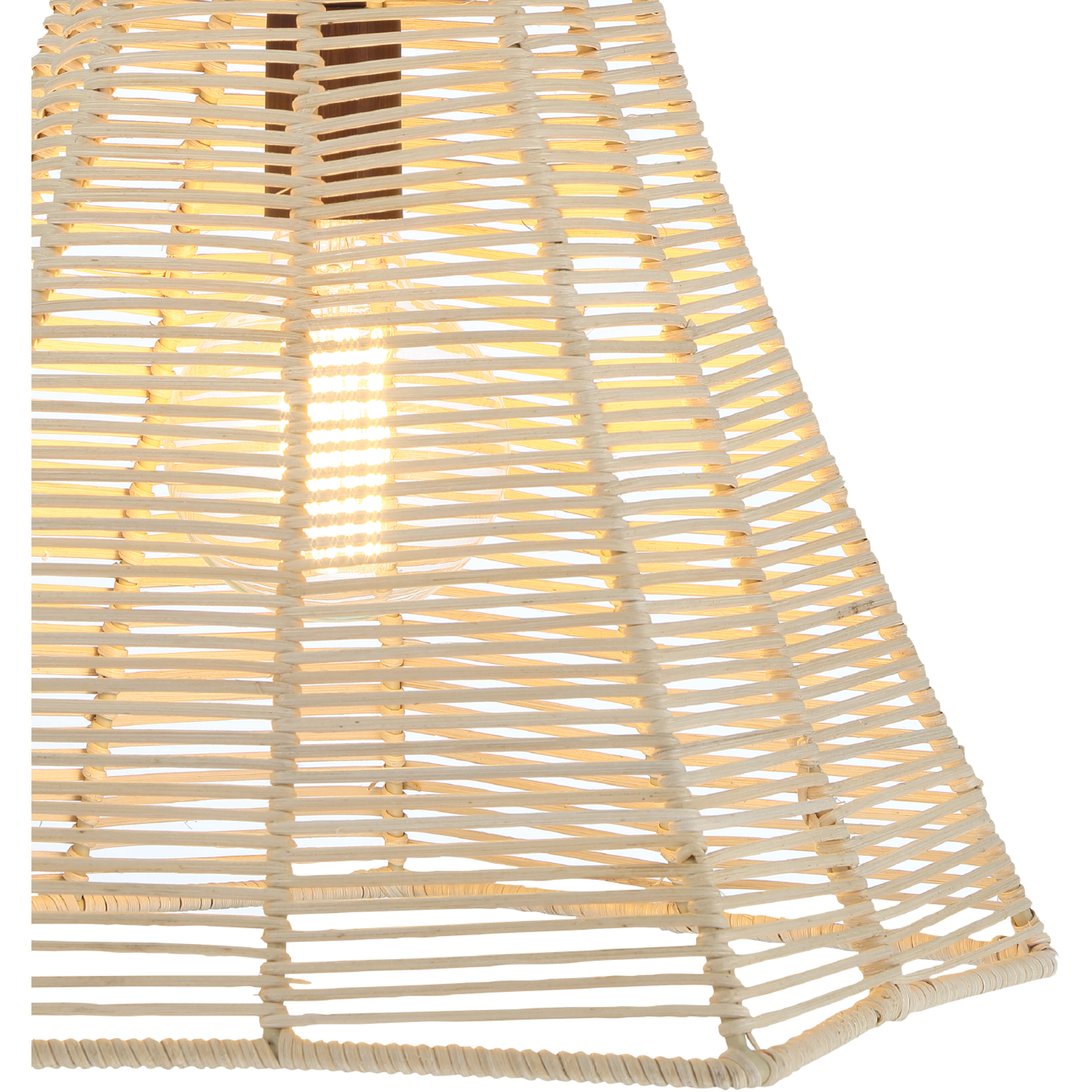 Comet 1 Light 16 inch Matte Bronze Pendant Ceiling Light, Large