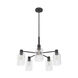 Lochemeade 5 Light 26 inch Noble Bronze Chandelier Ceiling Light