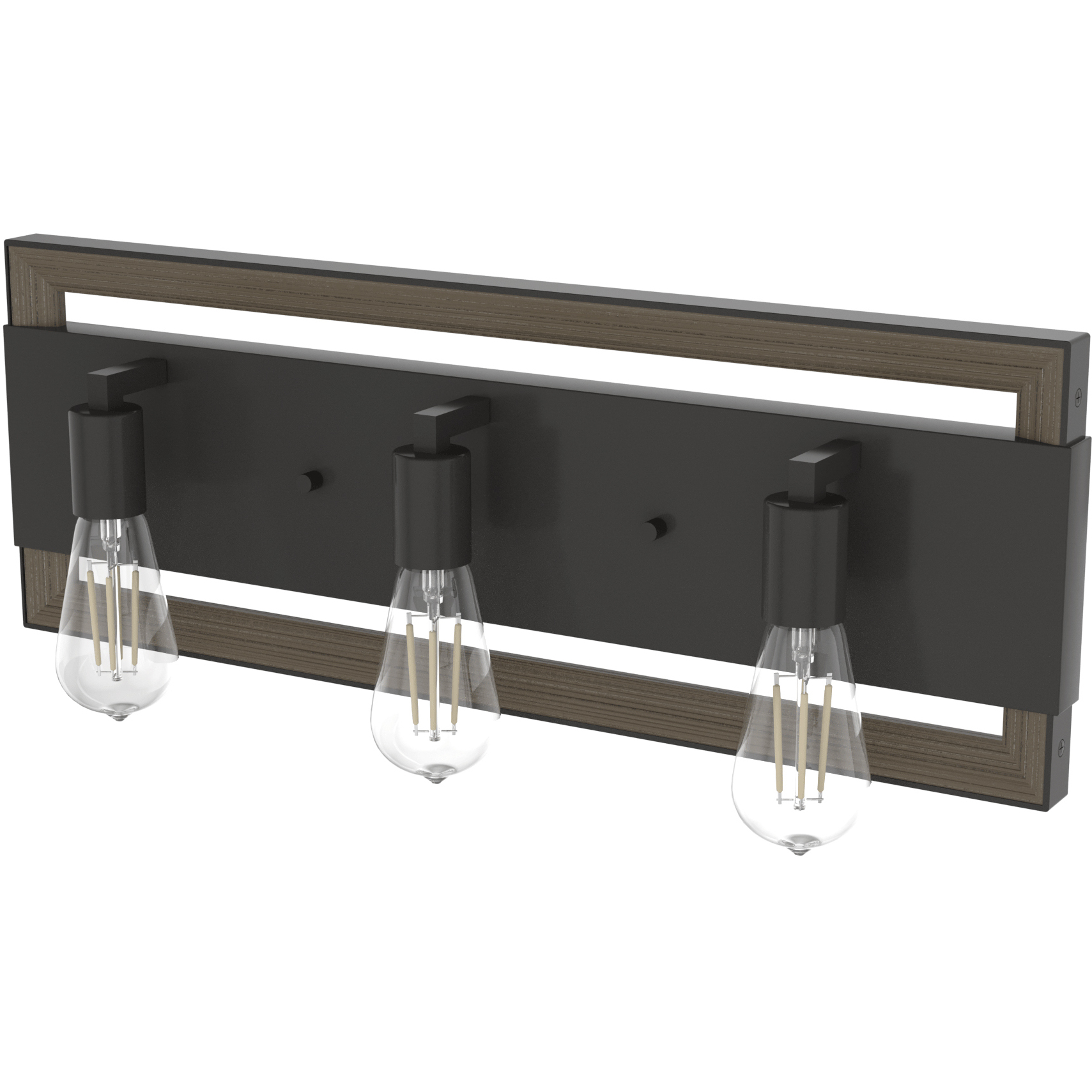 Woodburn 3 Light 24.5 inch Noble Bronze Vanity Light Wall Light