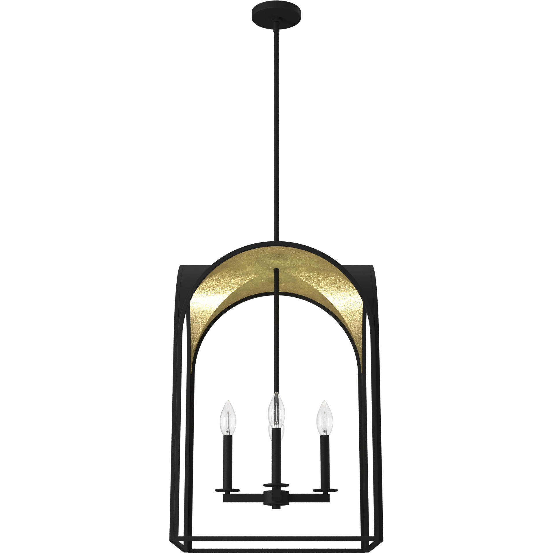 Dukestown 4 Light 18.5 inch Natural Iron Pendant Ceiling Light