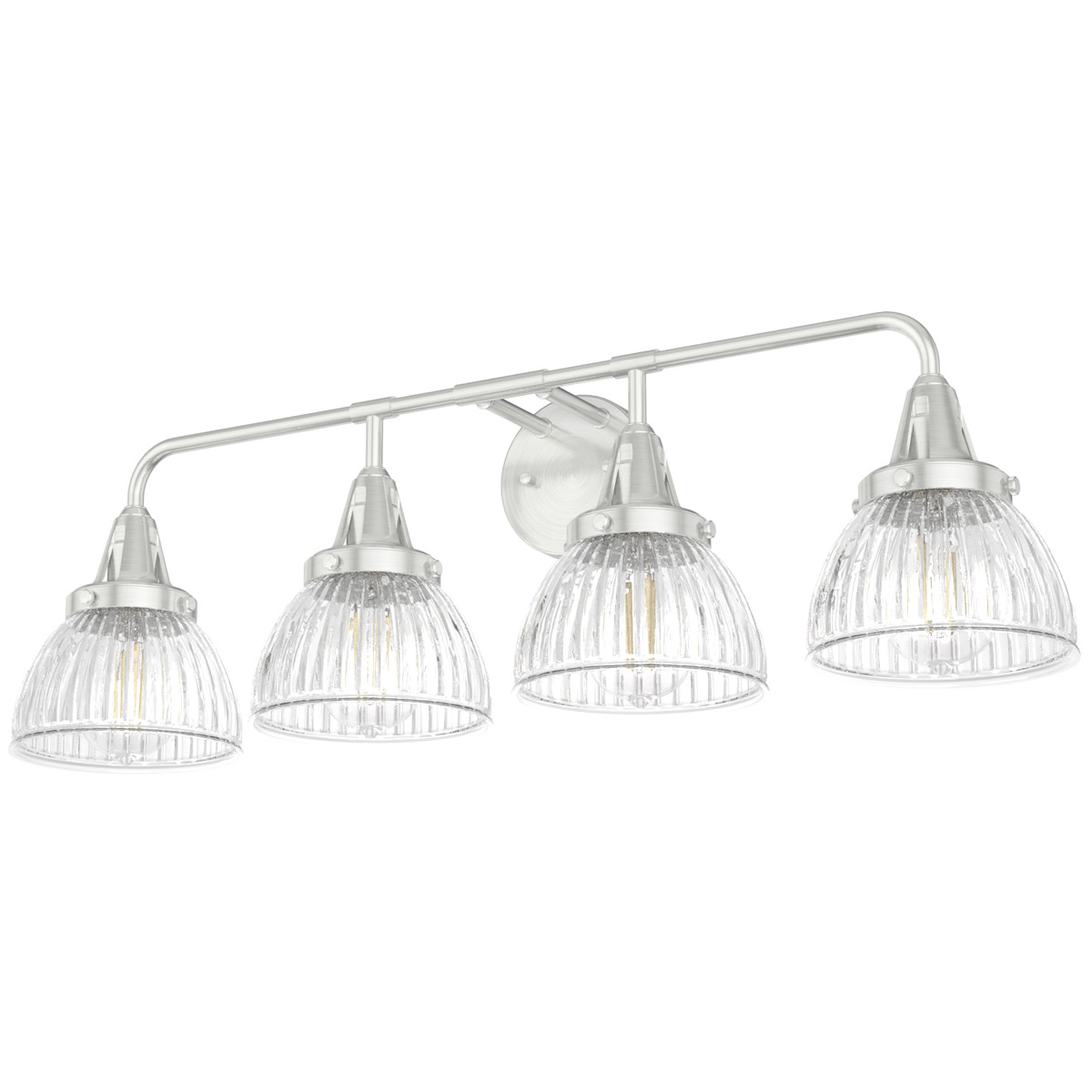 Cypress Grove 4 Light 33 inch Brushed Nickel Vanity Light Wall Light