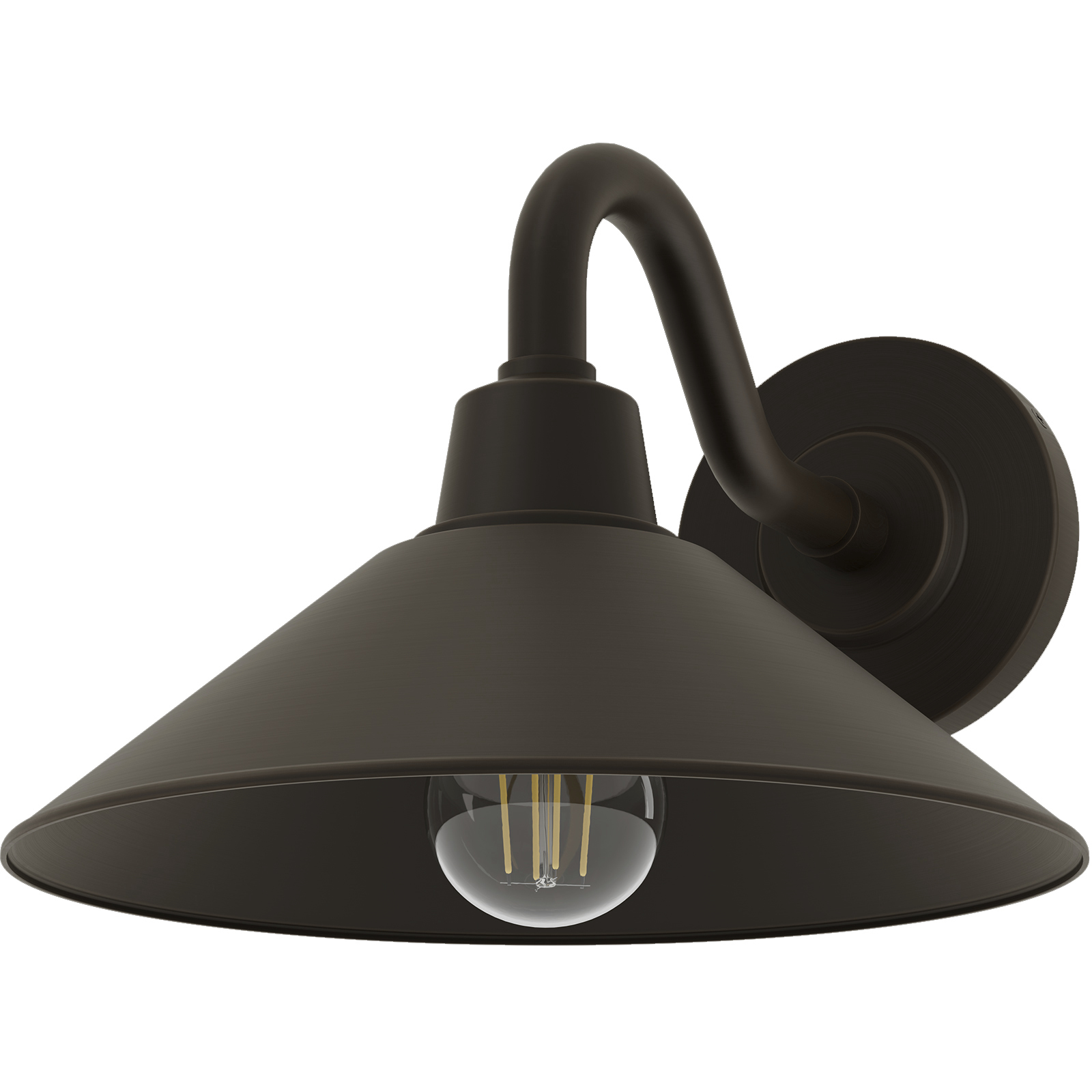 Skyflow 1 Light 8 inch Matte Bronze Outdoor Wall Light, Small