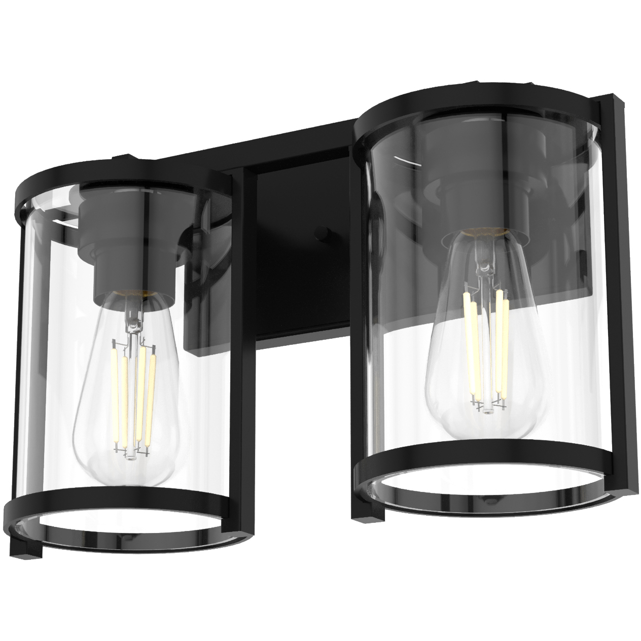 Astwood 2 Light 15.5 inch Matte Black Vanity Light Wall Light