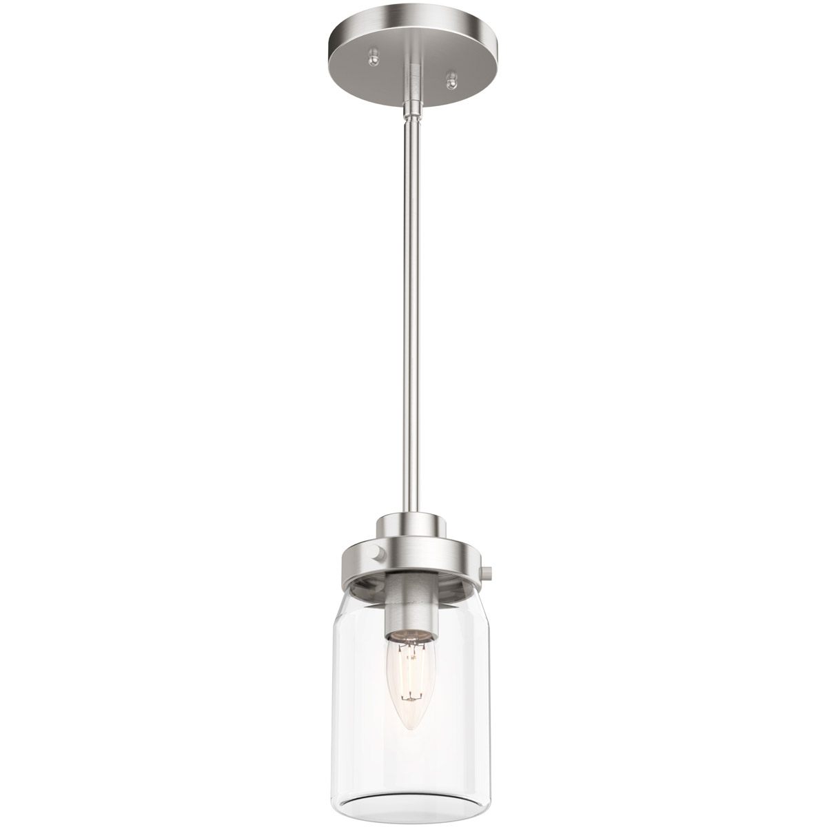 Devon Park 1 Light 4.4 inch Brushed Nickel Mini Pendant Ceiling Light