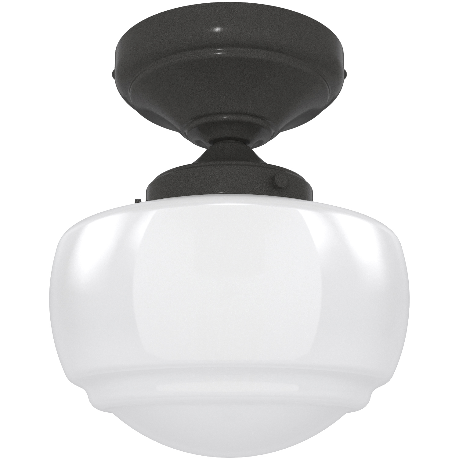 Saddle Creek 1 Light 7 inch Noble Bronze Semi Flush Mount Ceiling Light