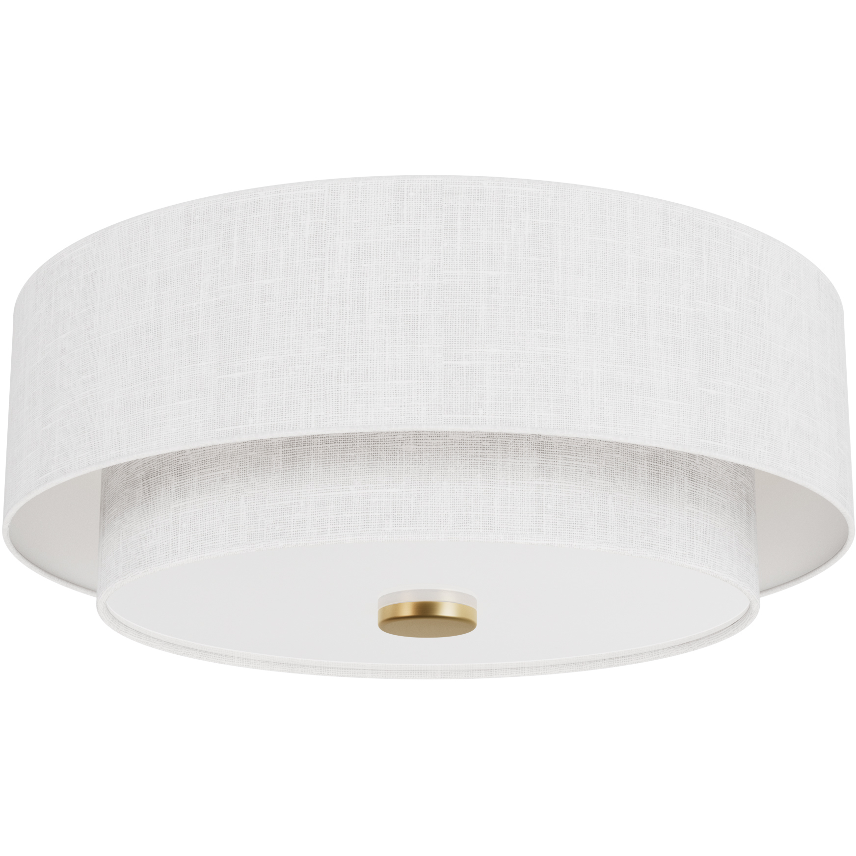 Brookside 2 Light 13.25 inch Luxe Gold Flush Mount Ceiling Light, Medium