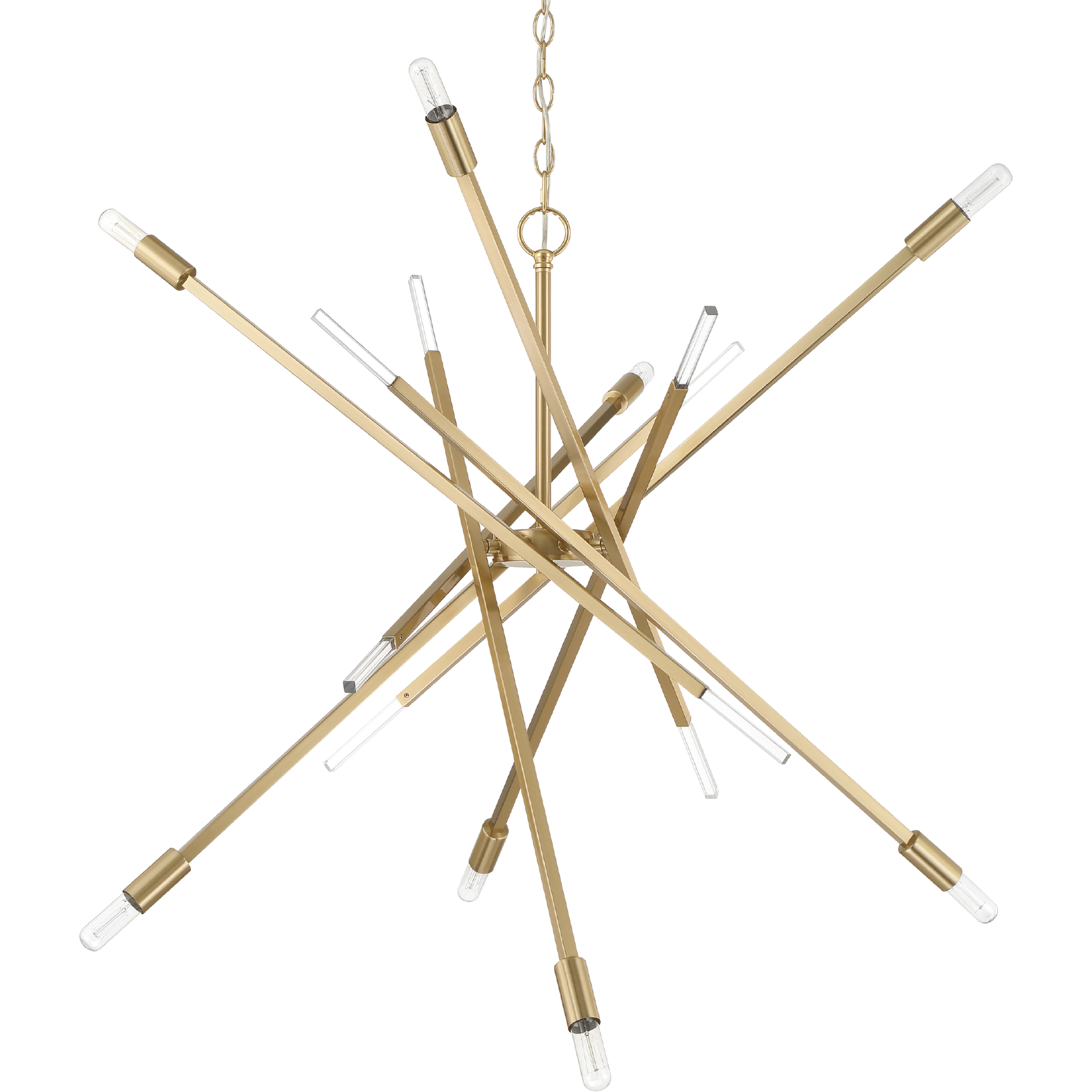 Vicontessa 8 Light 35 inch Alturas Gold Chandelier Ceiling Light, Large