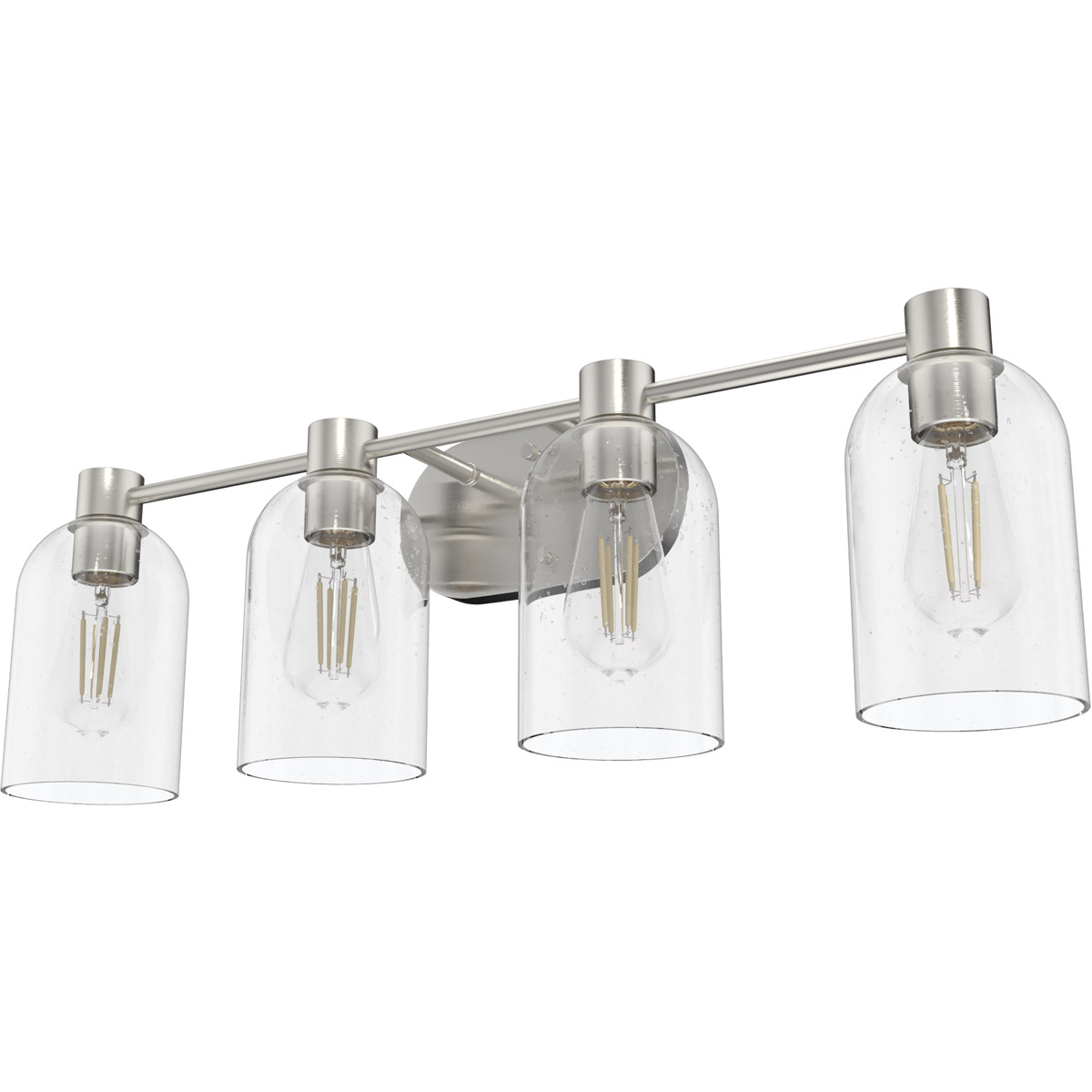Lochemeade 4 Light 29 inch Brushed Nickel Vanity Light Wall Light