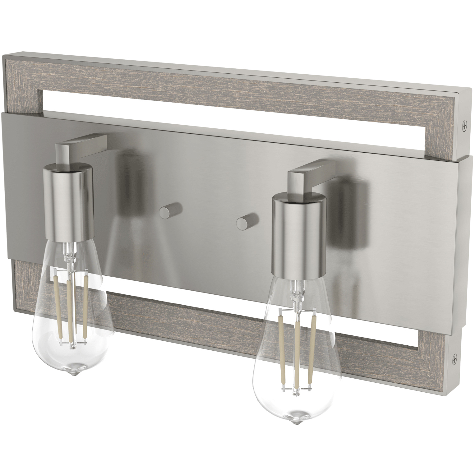 Woodburn 2 Light 16 inch Brushed Nickel Vanity Light Wall Light