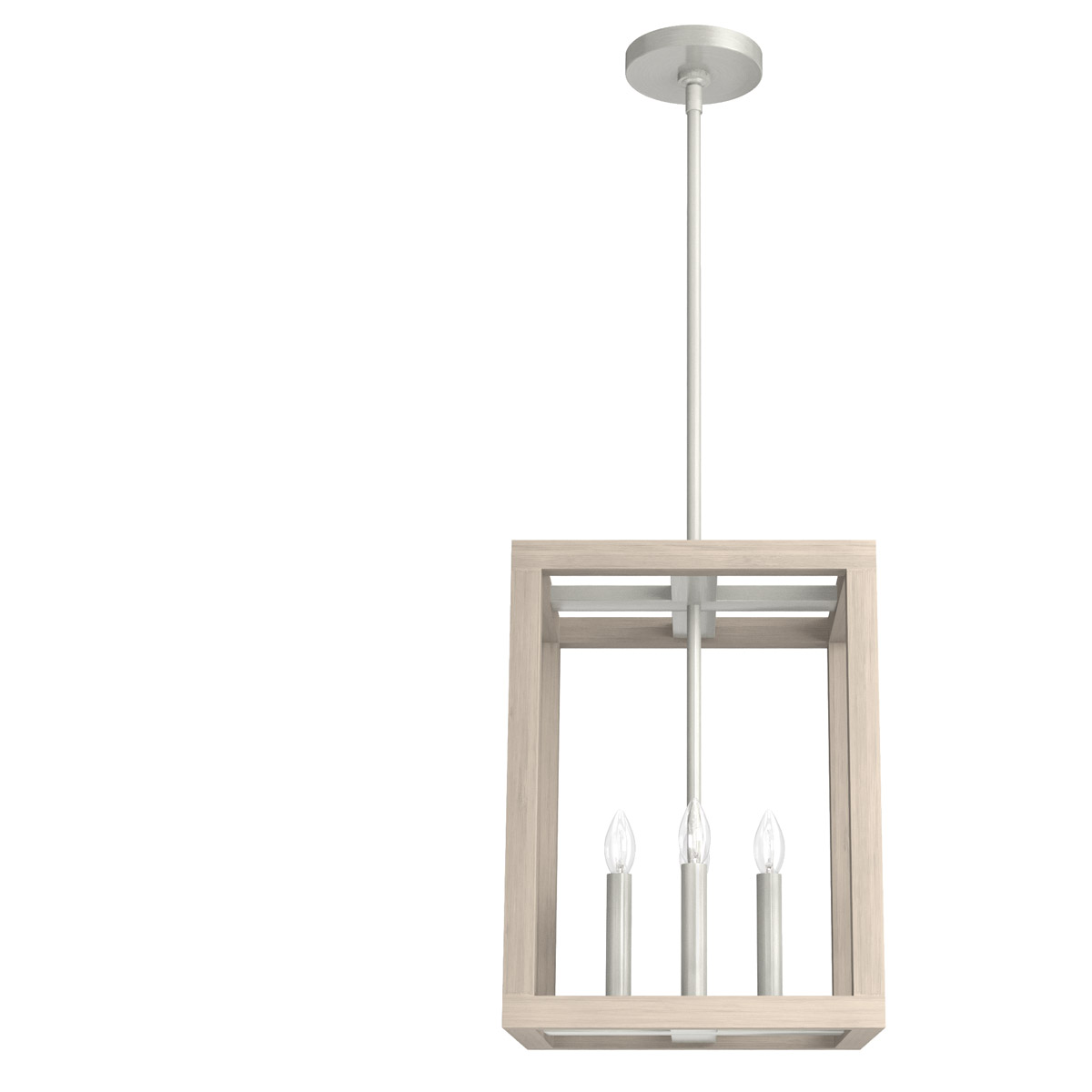 Squire Manor 4 Light 12 inch Brushed Nickel Pendant Ceiling Light