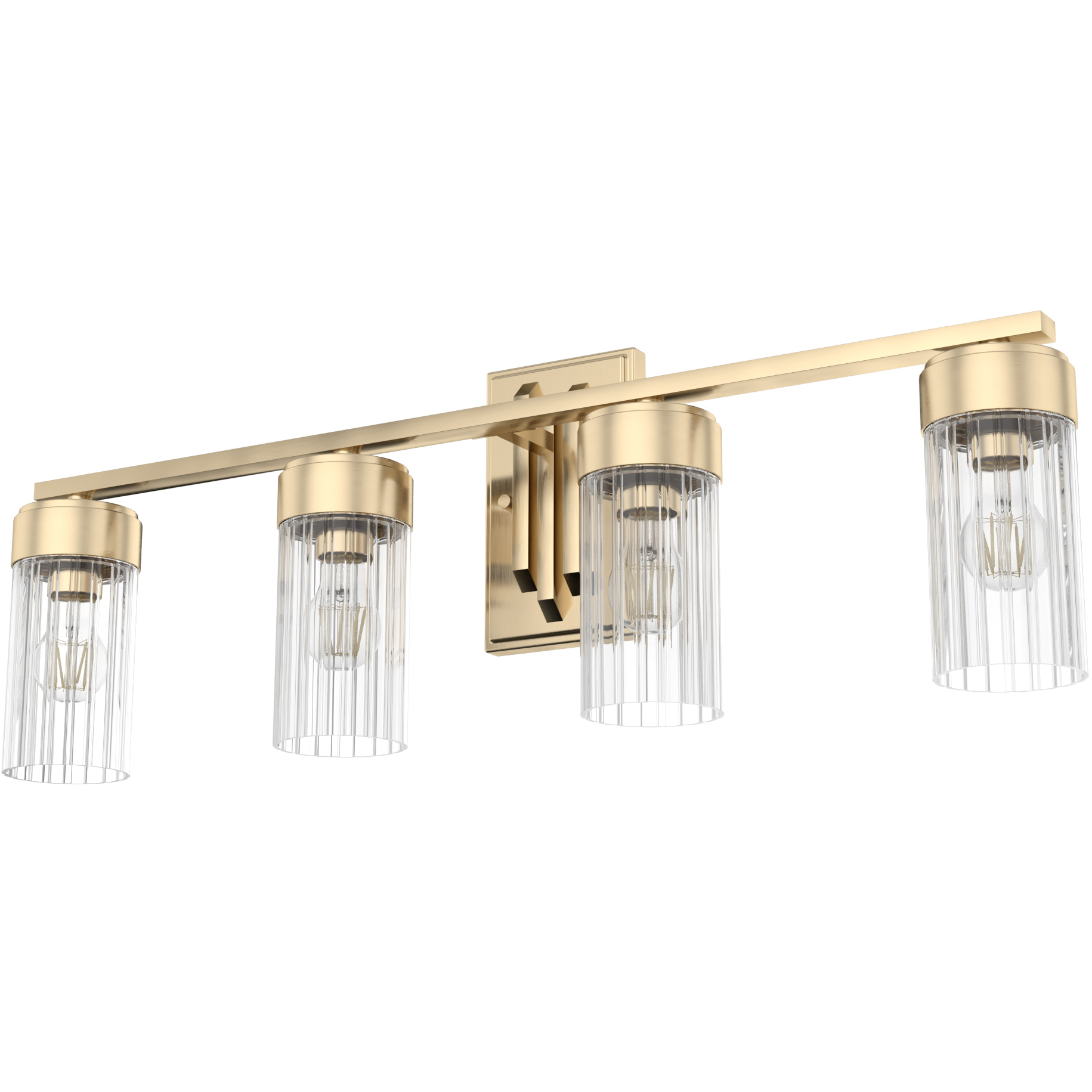 Gatz 4 Light 31.5 inch Alturas Gold Vanity Light Wall Light