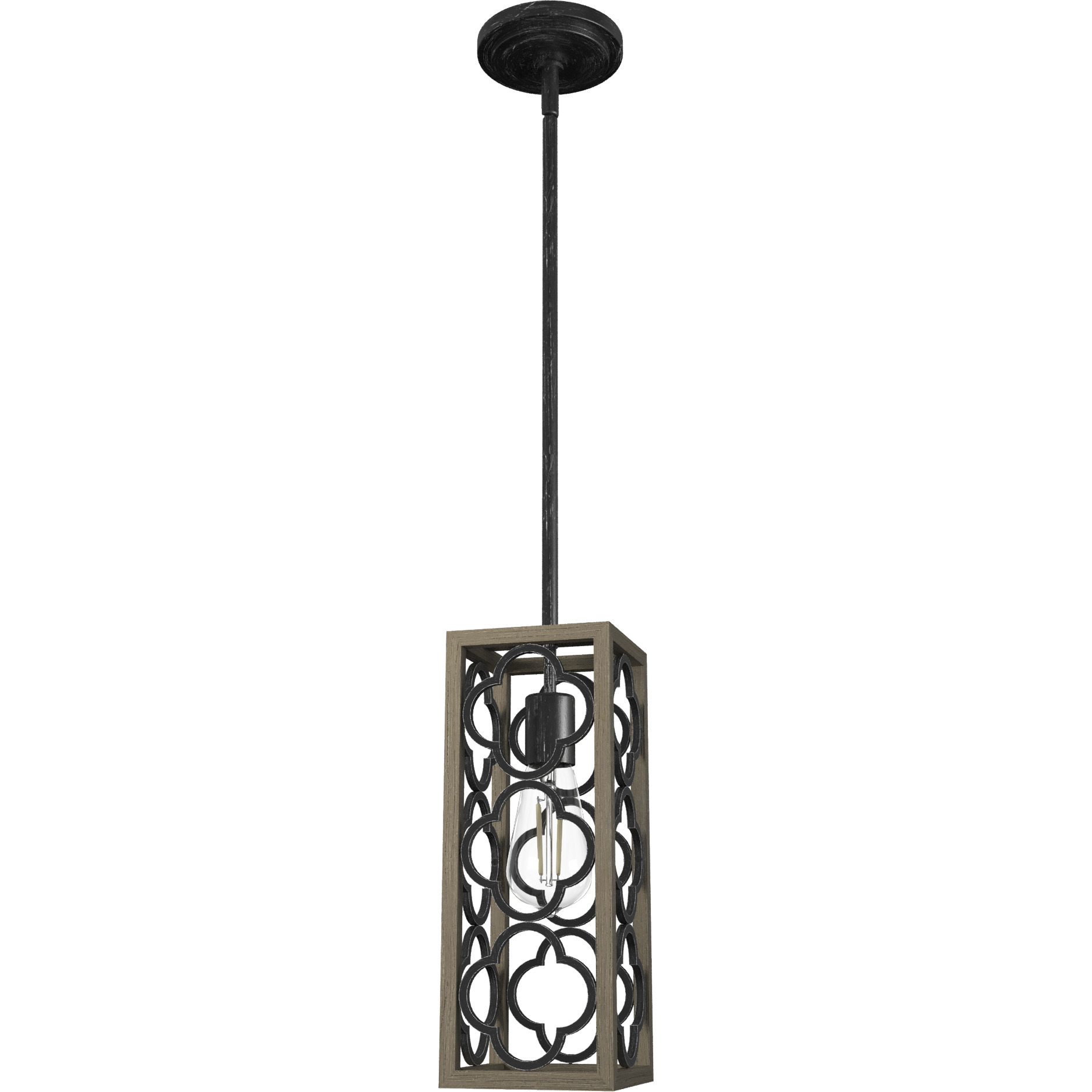 Gablecrest 1 Light 5 inch French Oak Mini Pendant Ceiling Light