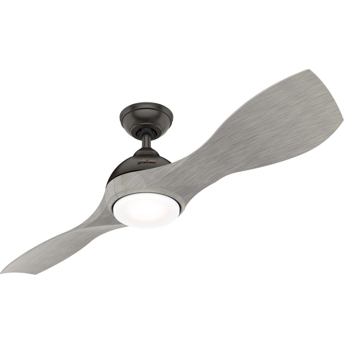 Milstream 56 inch Noble Bronze with Weathered Beach Wood Blades Outdoor Ceiling Fan