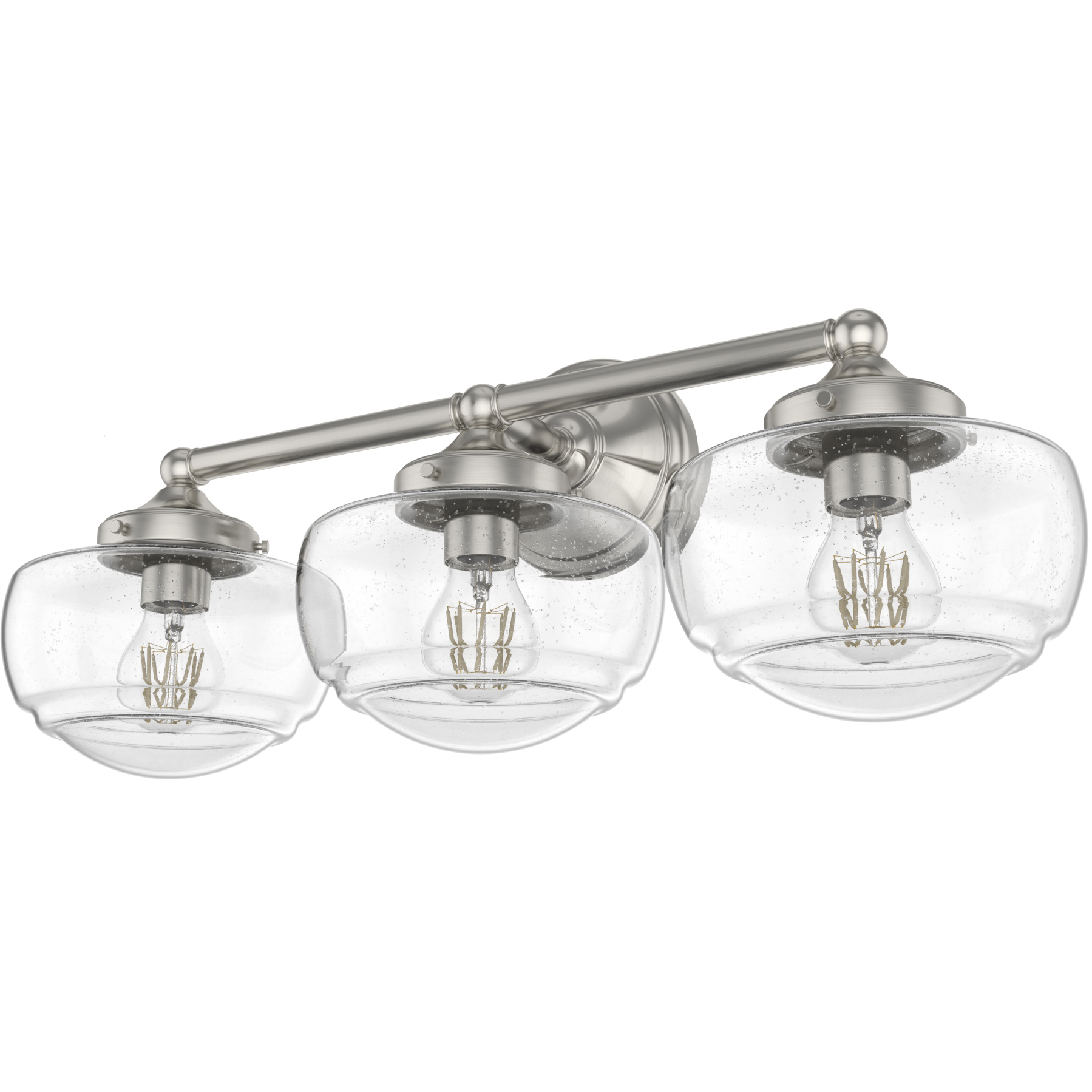 Saddle Creek 3 Light 23.5 inch Brushed Nickel Vanity Light Wall Light