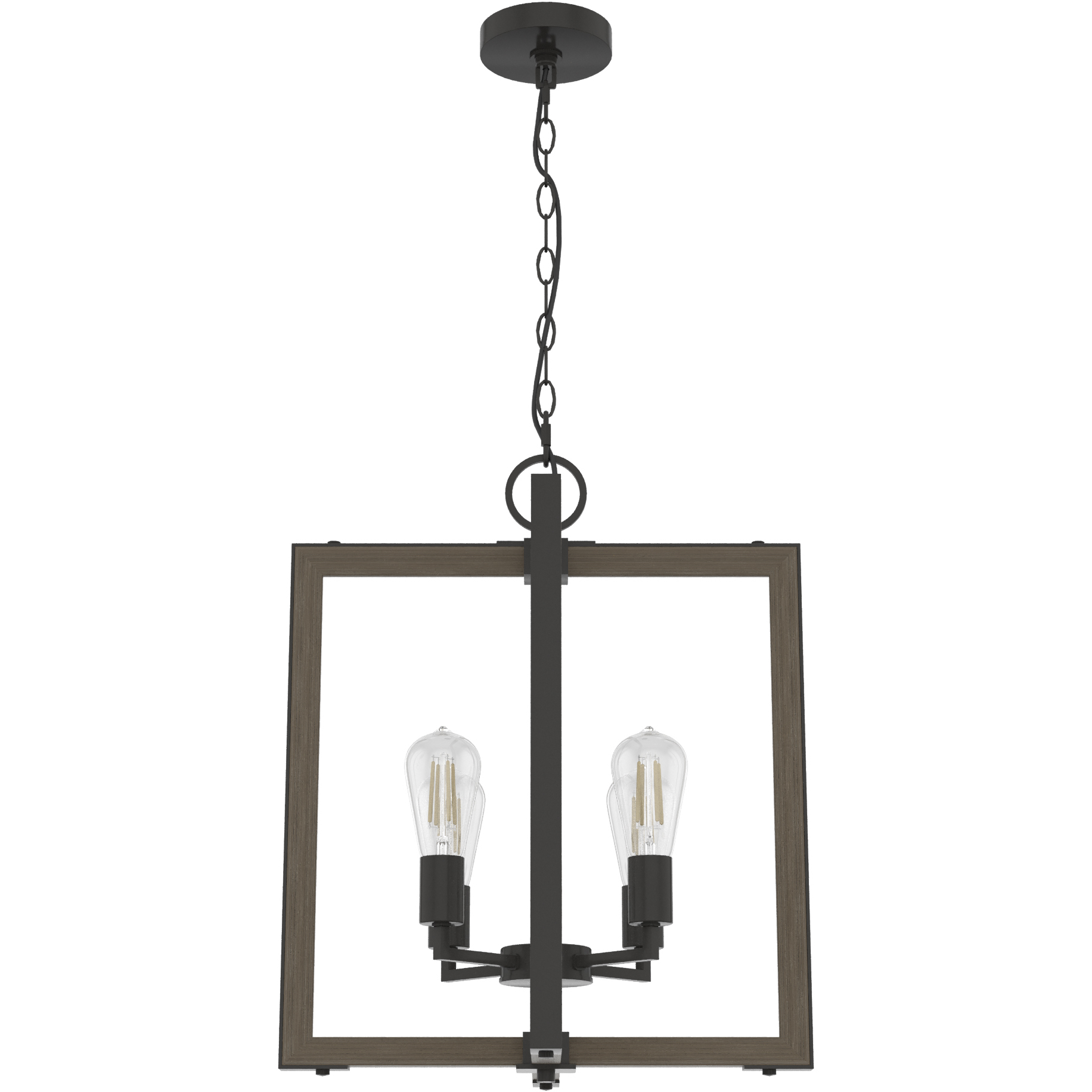 Woodburn 4 Light 18.5 inch Noble Bronze Pendant Ceiling Light